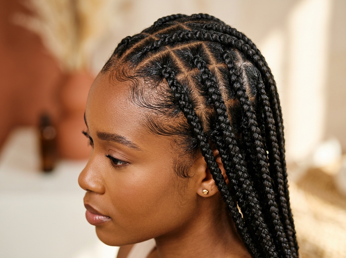 Knotless Braids ultra précises sans douleur
